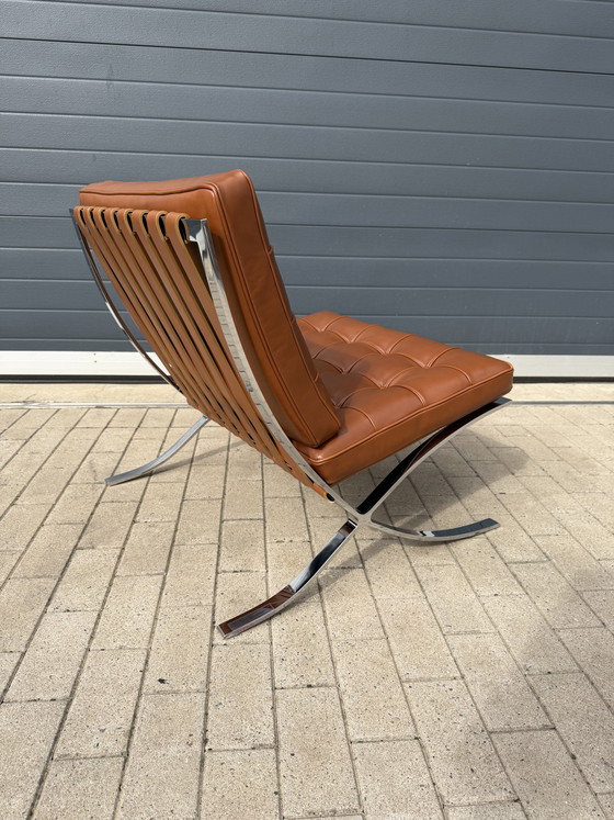 Image 1 of Knoll Barcelona relax chair, Venezia Cognac leather in MINT CONDITION!!