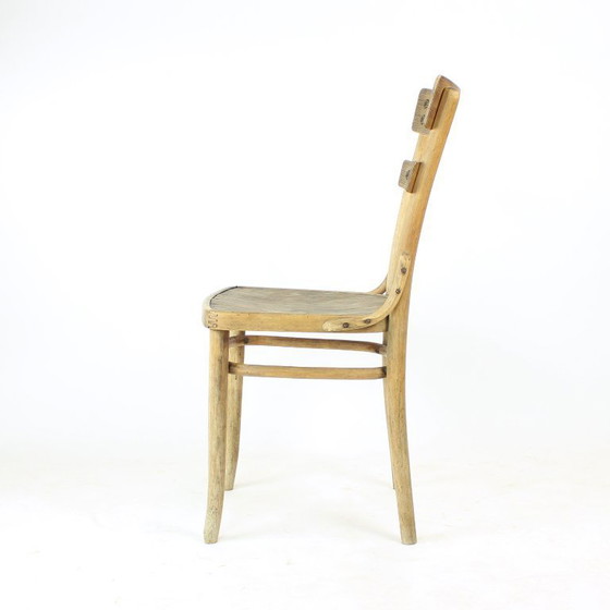 Image 1 of Vintage bistrostolen van gebogen hout van Thonet, jaren 1920