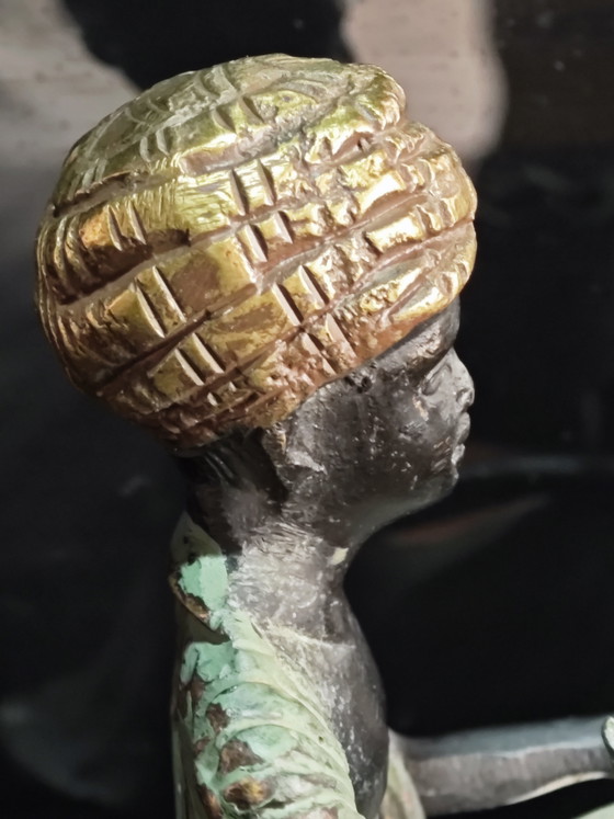 Orientalist Statuette – Sculpture, Metal (photo 6 of 13)