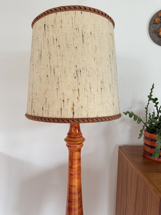 Vintage Keramieken Vloerlamp, Kaiser Leuchten ‘70 – Vloerlampen, Ceramic, Cotton (photo 4 of 11)