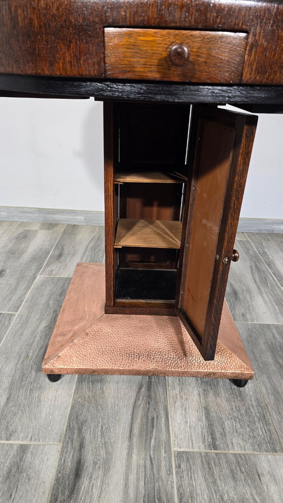 Image 1 of Art Deco Schaak/Pokertafel