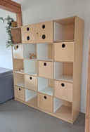 Bücherregal-Wandschrank