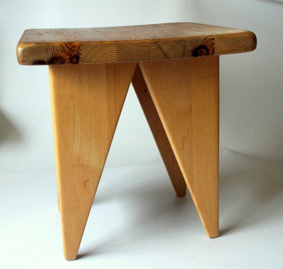 Image 1 of Support à fleurs design robuste - bois - fait main