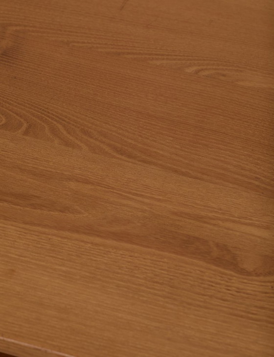 Image 1 of Salontafel van massief iepenhout van Alain Gaubert, vintage, circa 1980