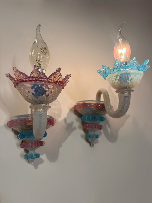Applique in vetro di Murano anni '60