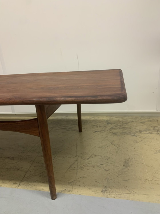 Vintage teak salontafel, Hout, Bruin (foto 5 van 6)