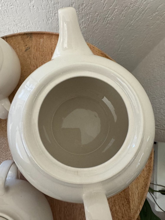 Image 1 of Théière/cafetière Barratts, sucrier et pot à lait/crème