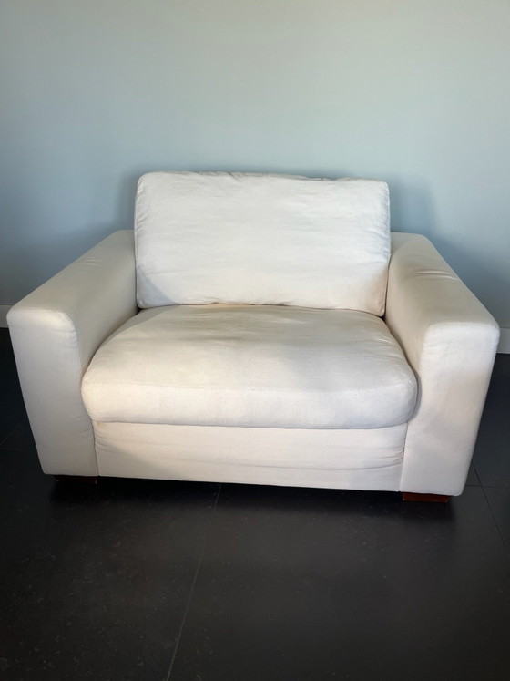 Loveseat série “Ibiza” de Linteloo (sans housse) – Textile, Bois (photo 2 of 6)