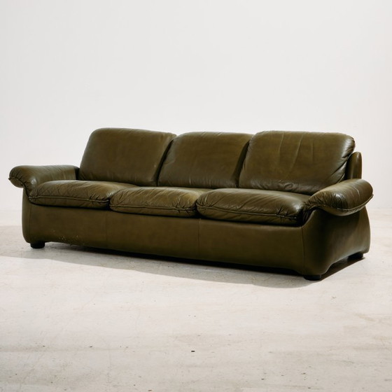 Image 1 of MK10258 Ledersofa-Set, 3-teilig