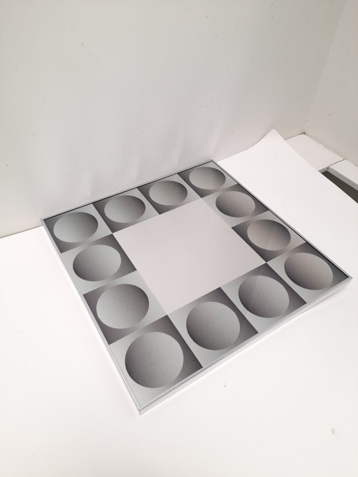 Miroir Art optique Deknudt années 70