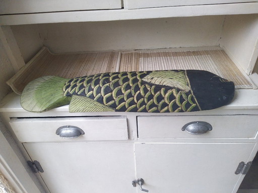Poisson décoratif en bois
