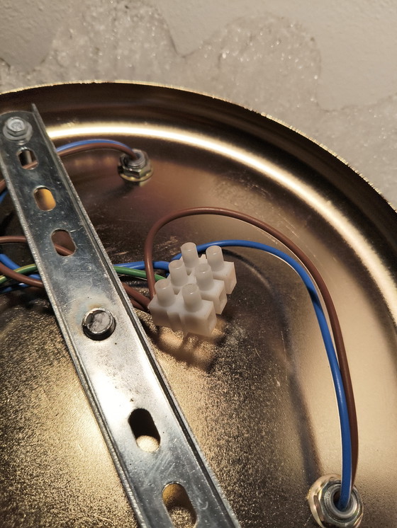 Image 1 of Vintage design modernist glazen bloemen Murano plafonnière toegeschreven aan Barovier et Toso