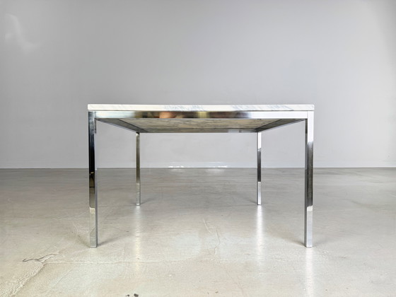 Image 1 of Mesa de centro original Florence Knoll de mediados de siglo, de mármol, de la década de 1960.