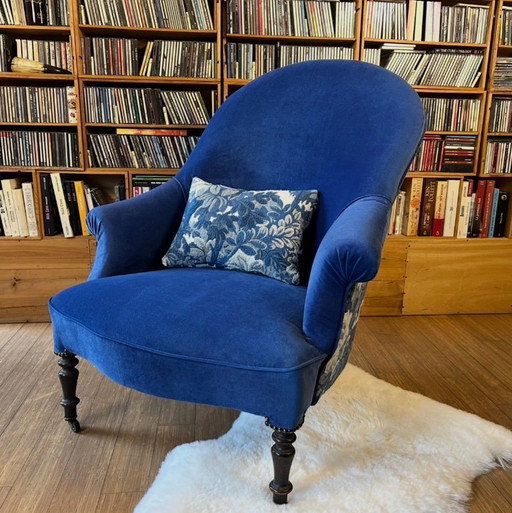 Volledig gerestaureerde paddenstoel fauteuil