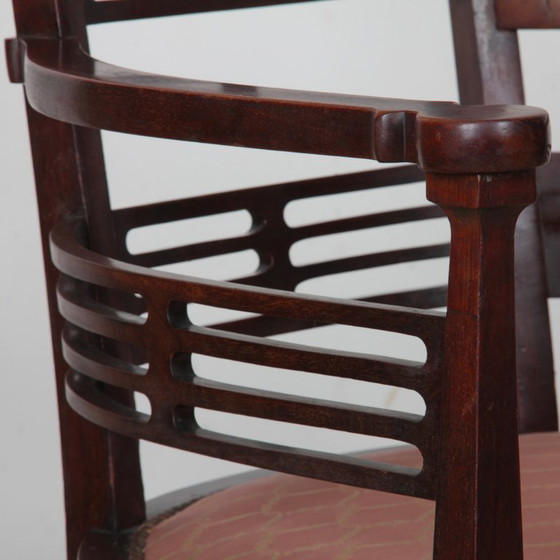 Image 1 of Engelse fauteuil van J.S. Henry, Arts and Crafts-stijl, eind 19e eeuw.