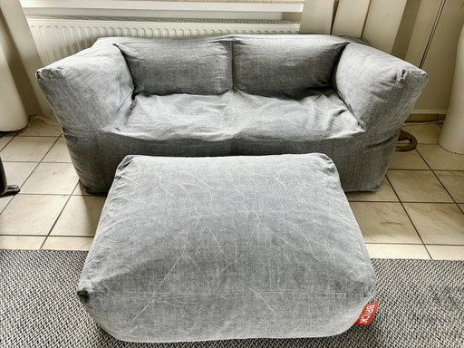 Sunbrella! Bryck 2-zits loungebank voor buiten met voetenbank