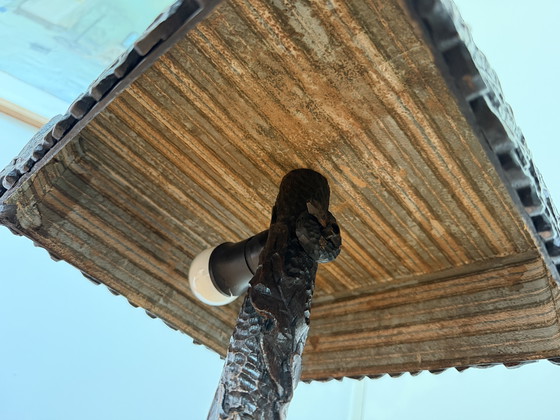 Image 1 of Lampada in legno Art Déco