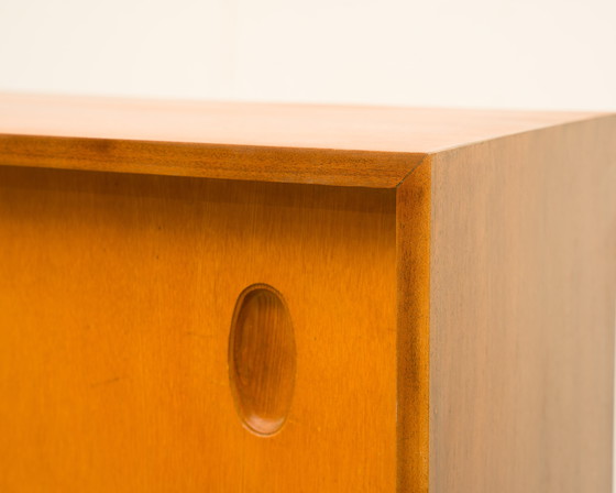 Image 1 of Credenza in noce con ante scorrevoli, anni '50, design Georg Satink, produttore WK Möbel, Germania