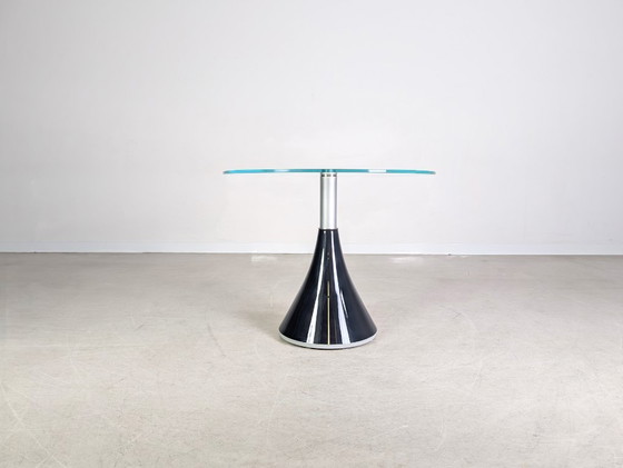 Image 1 of Tavolo da pranzo moderno in vetro originale Rolf Benz Design, rotondo