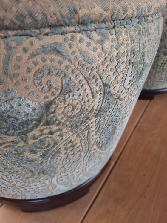 Image 1 of 2 pieces pouf/sofa/art-deco/mid-century/Japanese