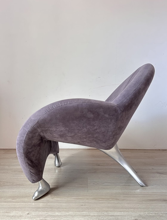 Image 1 of 2x Leolux Papageno design fauteuils 