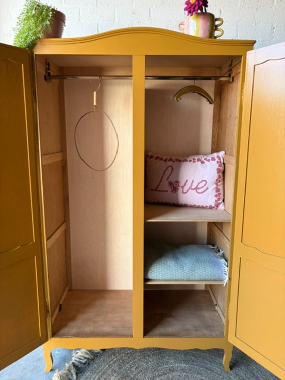 Vintage Antique Girls' Closet, Wardrobe Restyled – Wood (photo 8 of 19)