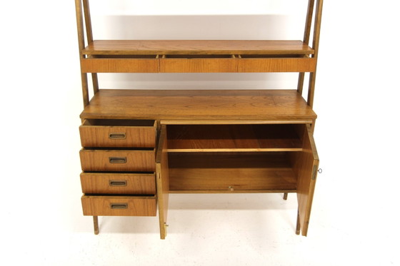Scandinavische Teak Secretaire, Zweden, 1960, Bureau, Scandinavian (foto 5 van 10)