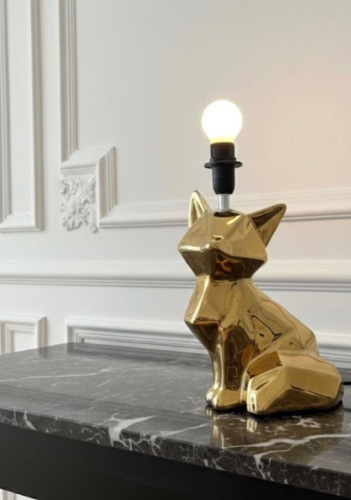 Lampe à poser renard