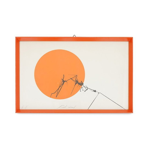 Emilio Scanavino, Siebdruck auf Karton, 1960er Jahre