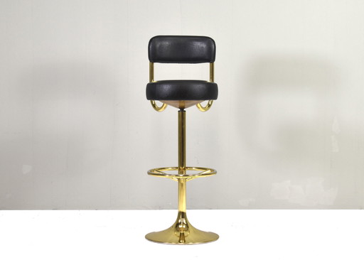 Sgabello da bar girevole Börje Johanson, Svezia, circa 1960