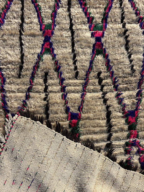 Image 1 of Tapis berbère marocain vintage en laine