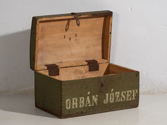 Antike grüne Truhe (ca. 1920) #20 – Kommoden, Rustic (photo 21 of 39)