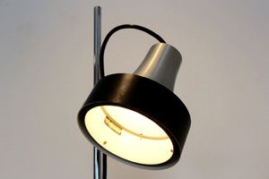 Raak d-3202 aluminium and chrome floor lamp