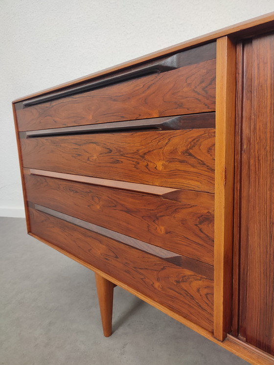 Image 1 of Ib Kofod Larsen 50's rosewood + teak sideboard 