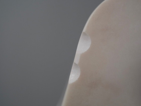 "Noise" Sculpture abstraite en marbre sculpté, Pays-Bas, années 1990 – Marble, Vintage (photo 9 of 10)