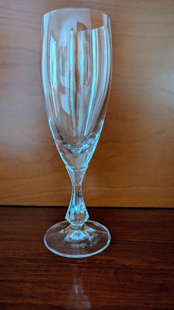 Set di 6 bicchieri, flûte da champagne, bicchieri da prosecco, cristallo – Bicchieri e caraffe, Crystal, Glass (photo 5 of 6)