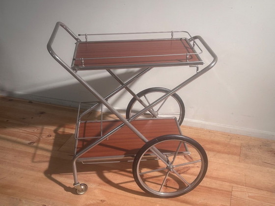 Image 1 of Carrello di servizio vintage di metà secolo