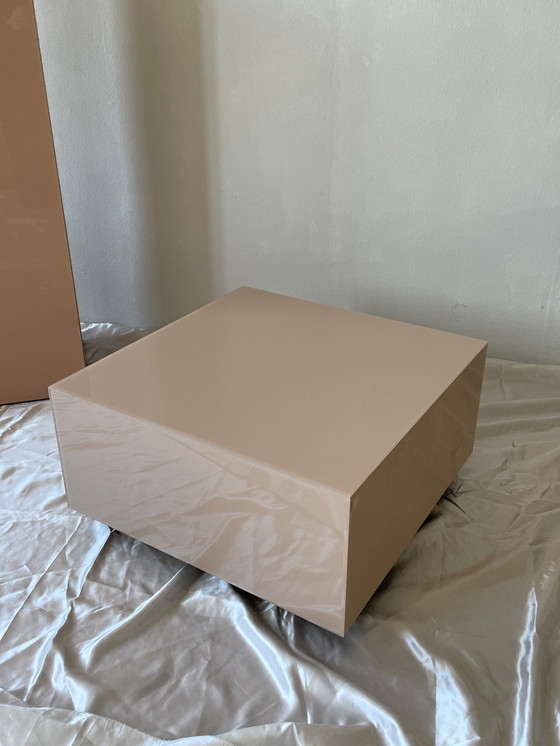 Image 1 of HK Living glass coffee table + pillar set