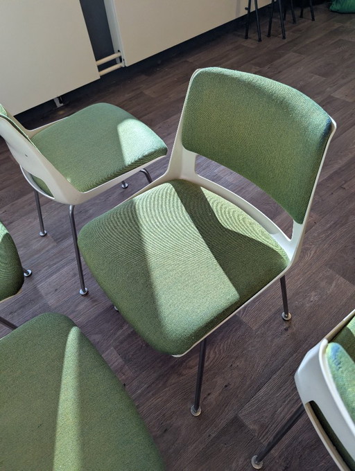 6x Vintage Gispen stoelen Andre Cordemeyer
