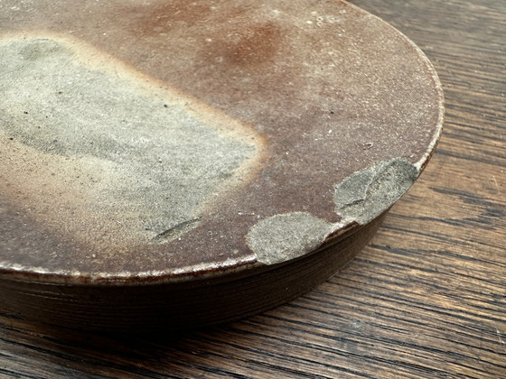 Image 1 of Antica pentola in gres - H 17 cm - arredamento vintage