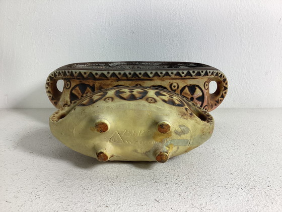 Image 1 of Vintage brutalist 2 West Germany Gebr. Spang bloembakken potten