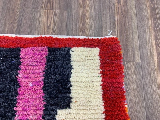Alfombra bereber pequeña hecha a mano, tamaño 100/200 cm. – Aime Té, Wool (photo 3 of 6)