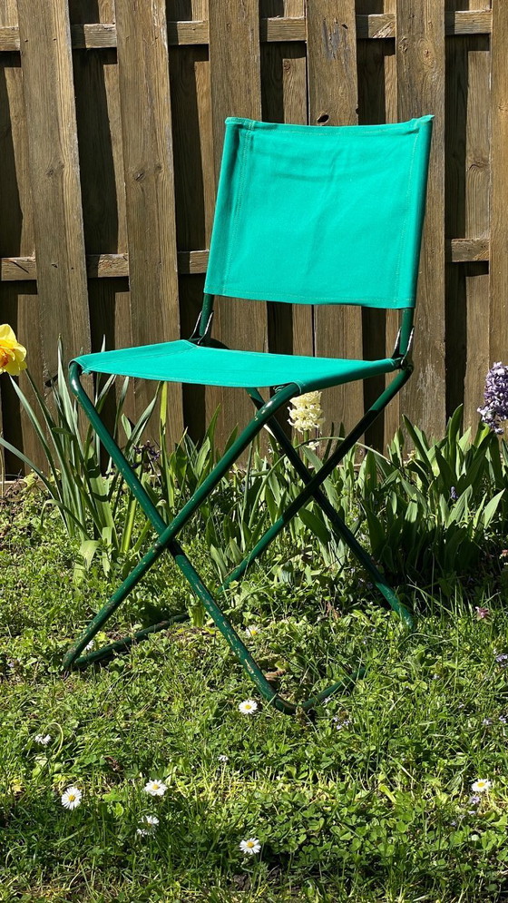Image 1 of CHAISE pliante CAMPING Vintage