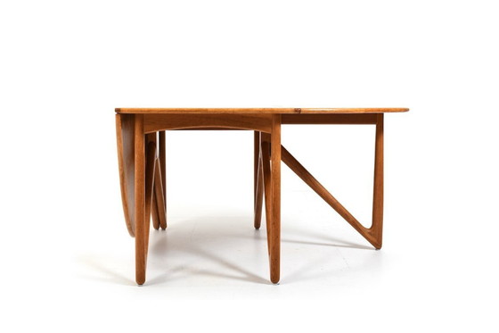 Image 1 of Drop Leaf Dining Table by Niels Koefoed Dinamarca Años 60