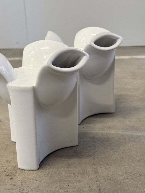 2X Jan Van Der Vaart Stackable Vases - 1973 & 1975 – Ceramic (photo 3 of 10)