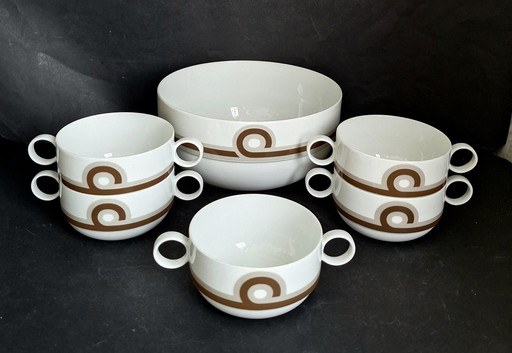 Rosenthal Studio-Linie Duo Baltic special edition 100 years of Rosenthal. Ambrogio Pozzi 1979.