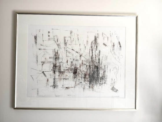 Image 1 of Unique charcoal drawing