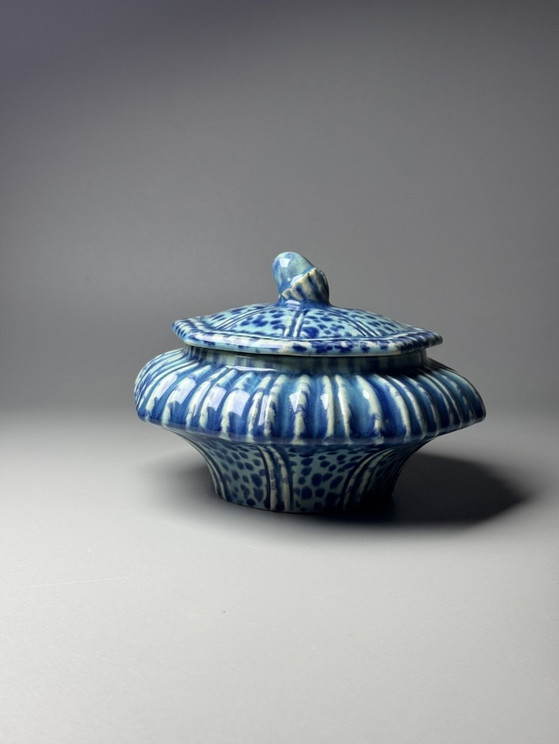 Bonbonnière Art Déco — Faïencerie de Thulin, Belgio – Oggetti decorativi, Ceramic (photo 3 of 12)