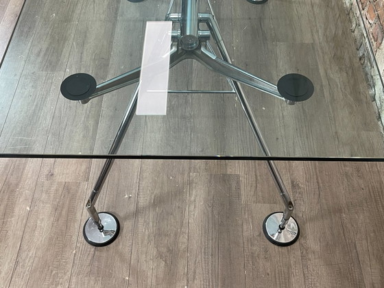 Tecno Nomos – Rechteckiges Glas | Norman Foster – Esstische, Metal (photo 5 of 8)