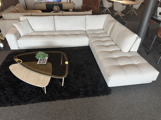 PassePartout Gianni Corner Sofa white fabric